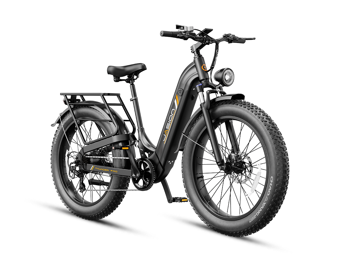 Jasion Thunder Pro ST Electric Fat Tire Bike – 2000W, 35 MPH, 52V 20Ah Battery, 90-Mile Range
