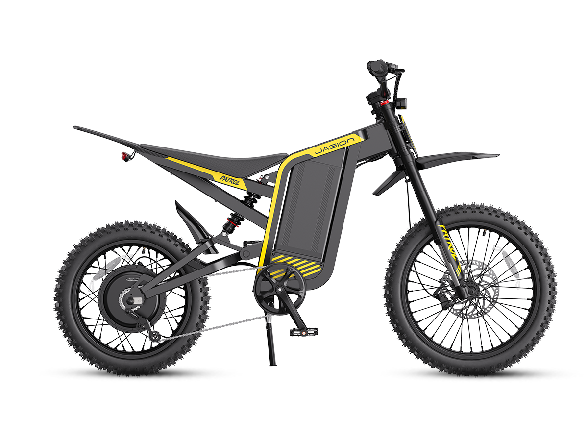 Jasion Patrol 52 Electric Dirt Bike – 4000W, 40 MPH, 52V 30Ah Battery, 50-Mile Range