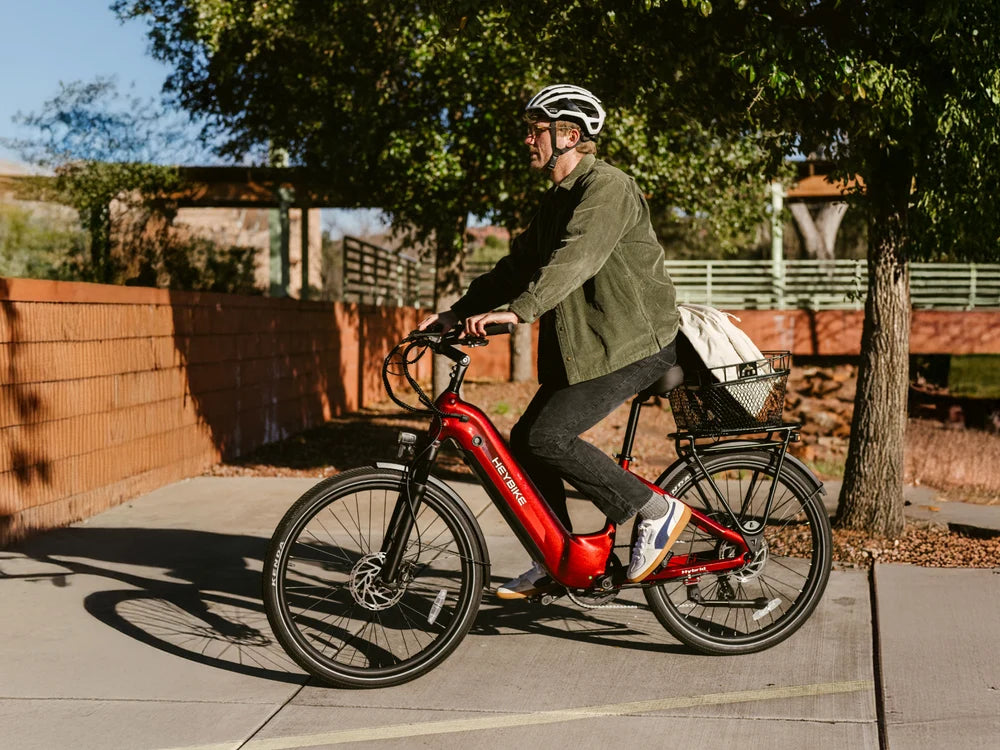 Heybike Hybrid Electric Bike – 750W, 28 MPH, 100-Mile Range