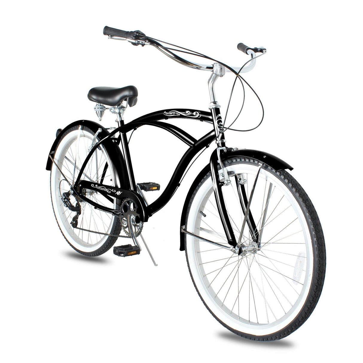Micargi Pantera 26 Inch Men's Cruiser Bike 1 Speed/ 7 Speed