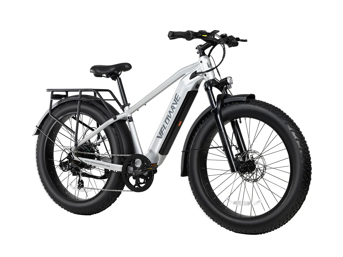 Velowave Ranger 3.0 Up to 28 MPH 750W 48V 15Ah Torque Sensor Fat Tire Electric Bike