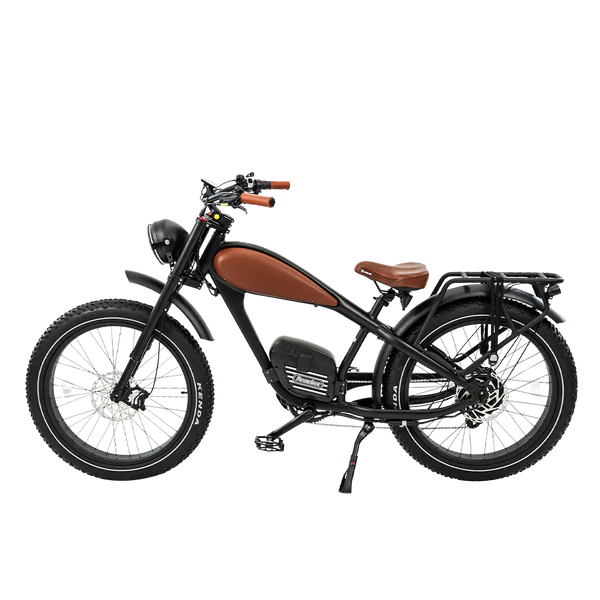 Revi Bikes Cheetah Pro Electric Bicycle 1000W Motor 28 mph Dual 48V 30Ah Battery