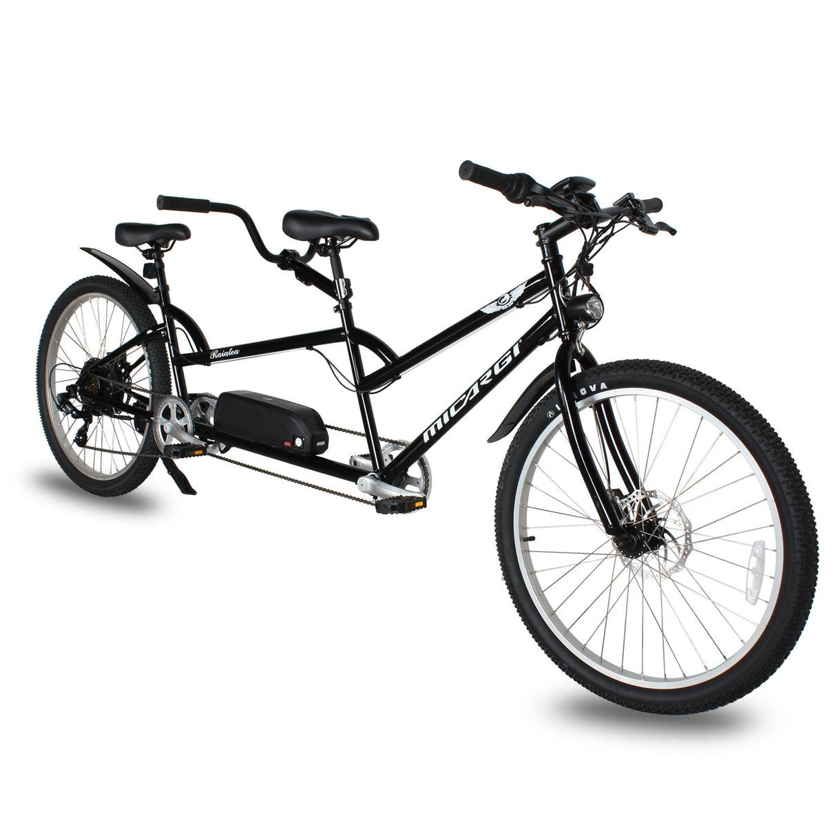 Micargi Raiatea 500W Tandem Electric Bike 26" 20MPH Top Speed 48V 10.4Ah Shimano 7-Speed