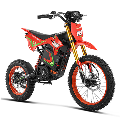 HappyRun F18 2.0 Electric Dirt Bike – 6000W, 46 MPH, 60V 27Ah Battery, 60-Mile Range
