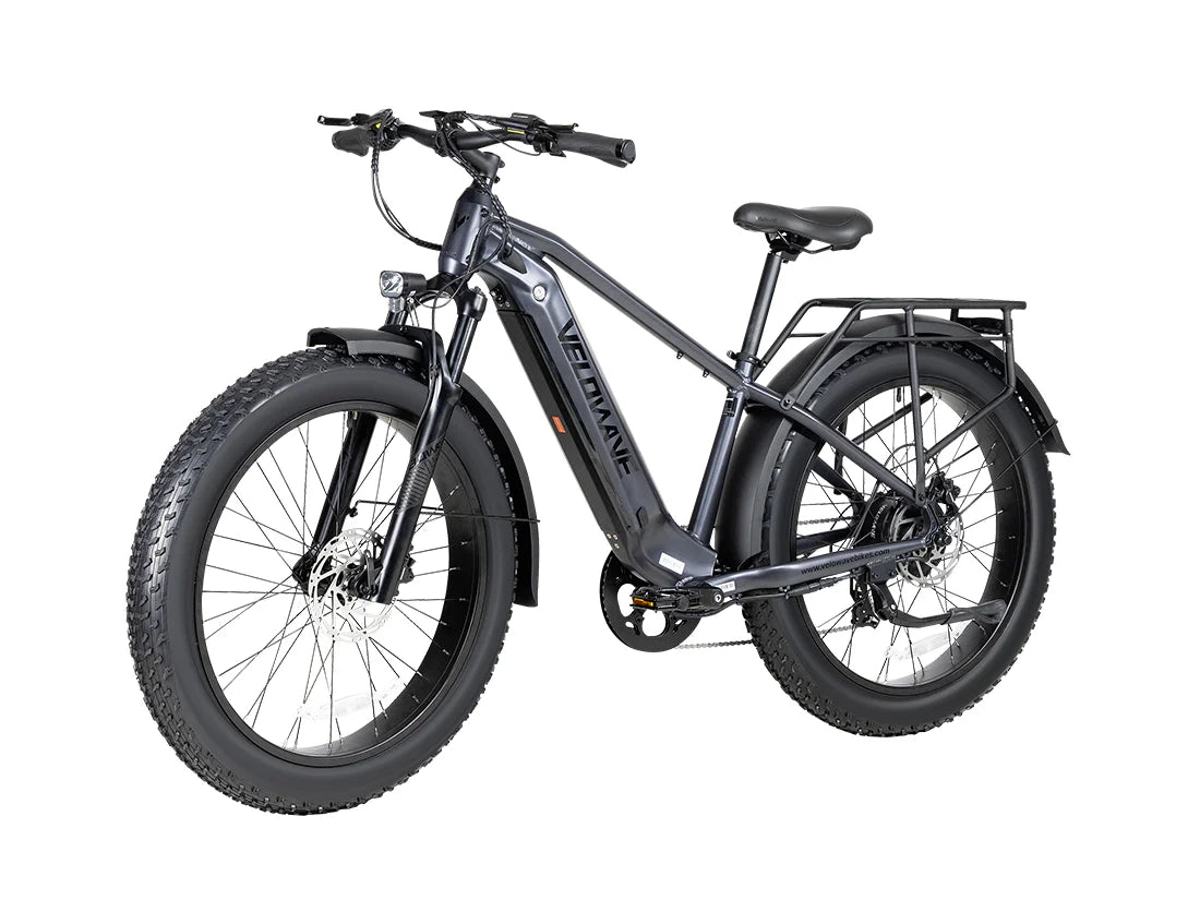 Velowave Ranger 3.0 Up to 28 MPH 750W 48V 15Ah Torque Sensor Fat Tire Electric Bike