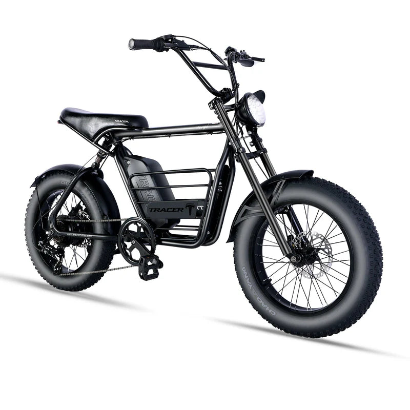 Tracer Verge 20" 800W Fat Tire E-Bike, Up to 28 MPH Top Speed, 48V 17.5Ah Battery, 55–65 Mile Range, 20×4.0 Tires, Shimano 7-Speed