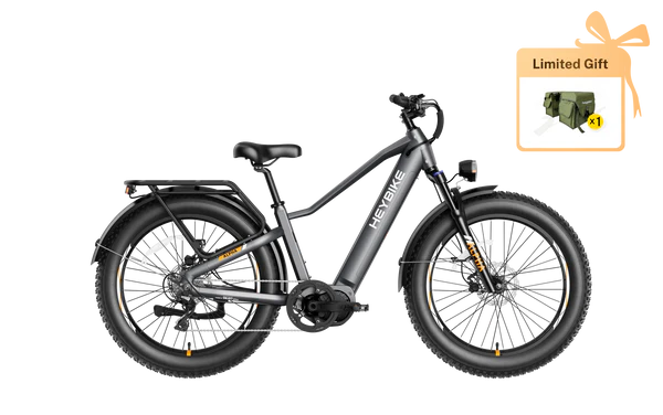 Heybike Alpha Mid-Drive Electric Bicycle (500W, 28 mph, 680Wh)