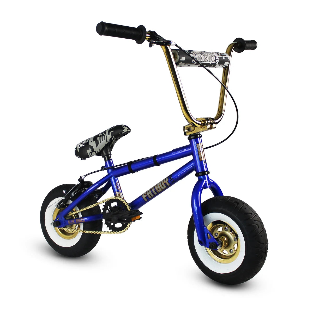 Fatboy Apache Stunt Series Mini BMX Bike – 10-Inch Wheels, 6-Ply Tires, 9T Wildcat Sprocket