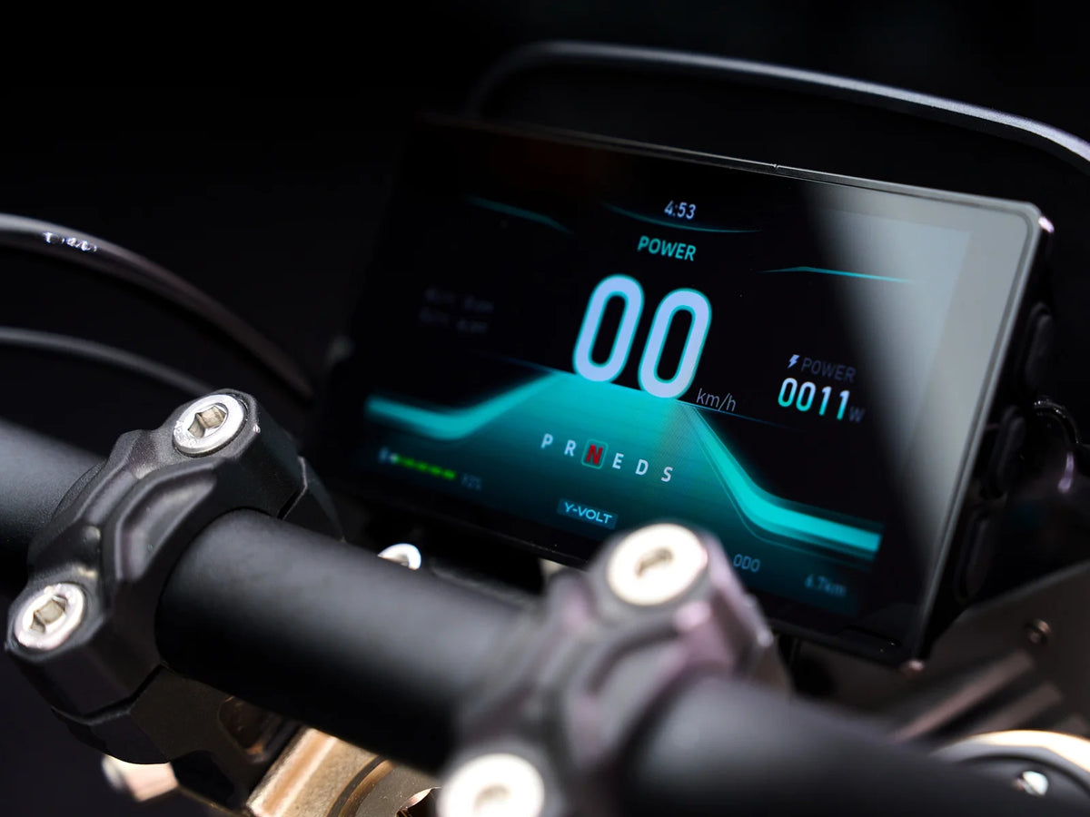 Y‑VOLT Surge V Electric Dirt Bike – 35kW Peak Motor, 97.2V 45Ah Battery, Up to 68 MPH