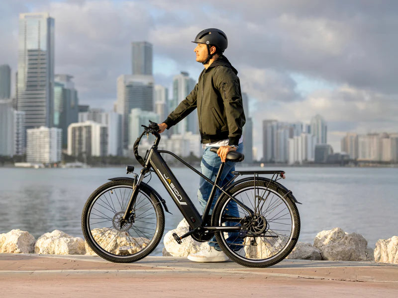 Jasion EB5 Roamer Electric Bike 1200W Peak Motor 15.5 mph 48V 11Ah Battery