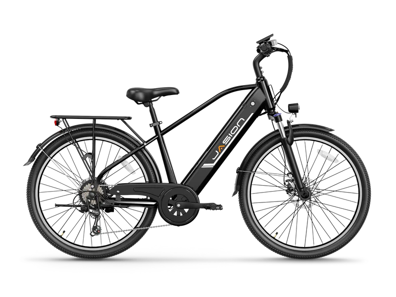 Jasion EB5 Roamer Electric Bike 1200W Peak Motor 15.5 mph 48V 11Ah Battery