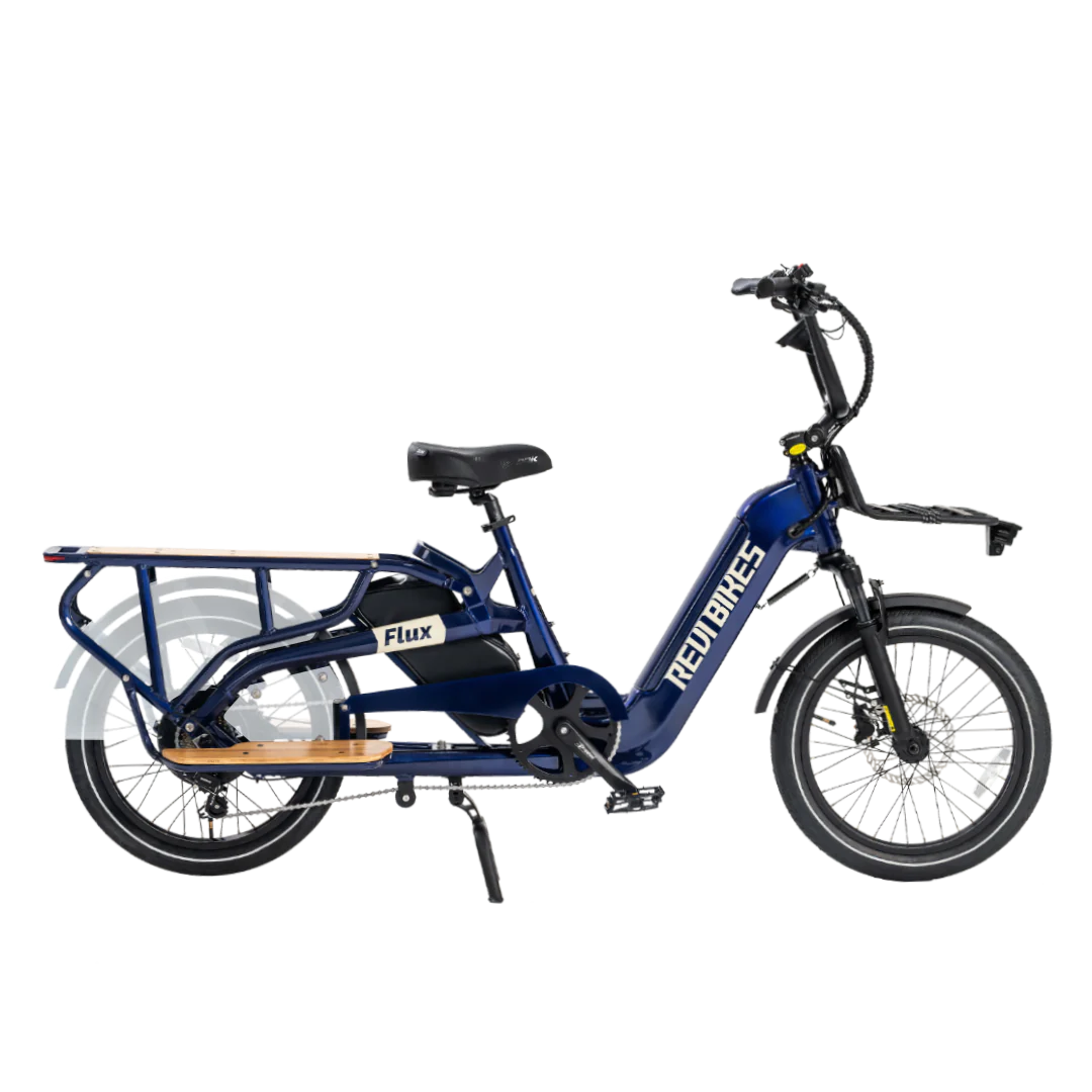Revibikes Flux Electric Cargo Bicycle 750W Motor 25 mph 48V 15Ah Battery