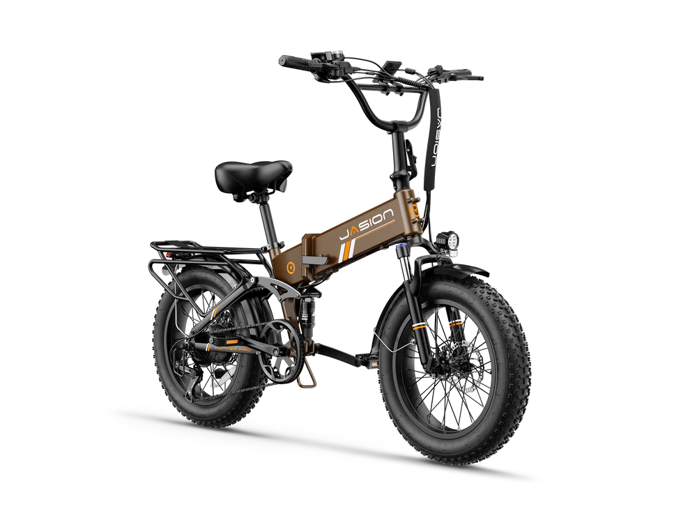 Jasion Hunter Pro Folding Electric Bike 1000W Motor 28 mph 48V 15Ah Battery