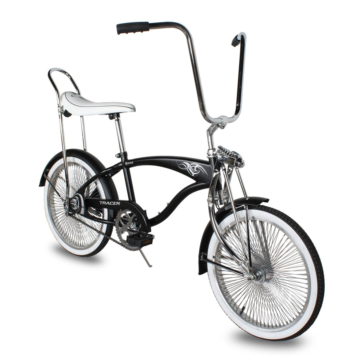 20" Hyena Classic Beach Lowrider Bike w/140H Wheel, Single Speed, w/ Banana Seat