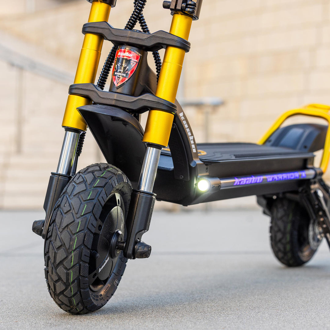 Kaabo Warrior X Max Electric Scooter – 44 MPH, Dual 1100W Motors, 60V 27Ah Battery