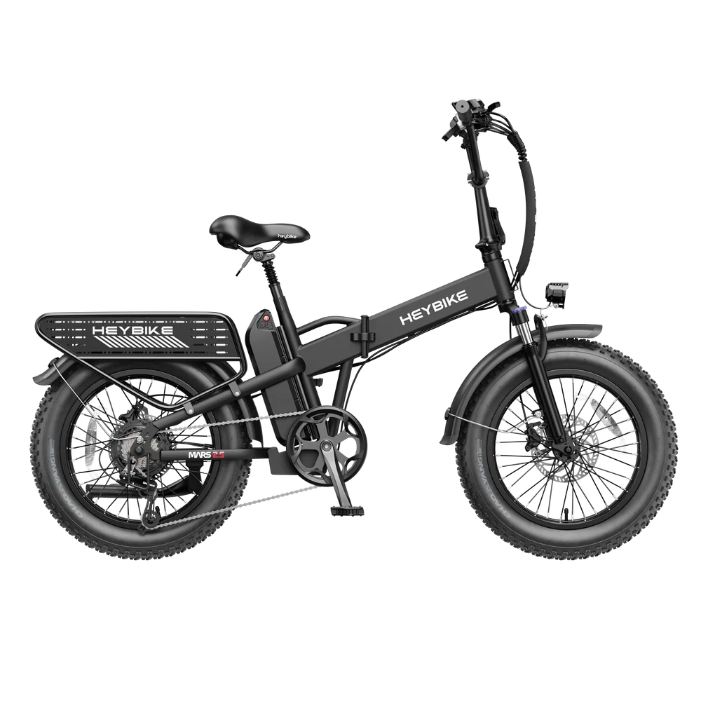 Heybike Mars 2.5 Folding Fat Tire Electric Bike – 750W, 28 MPH, 45-Mile Range