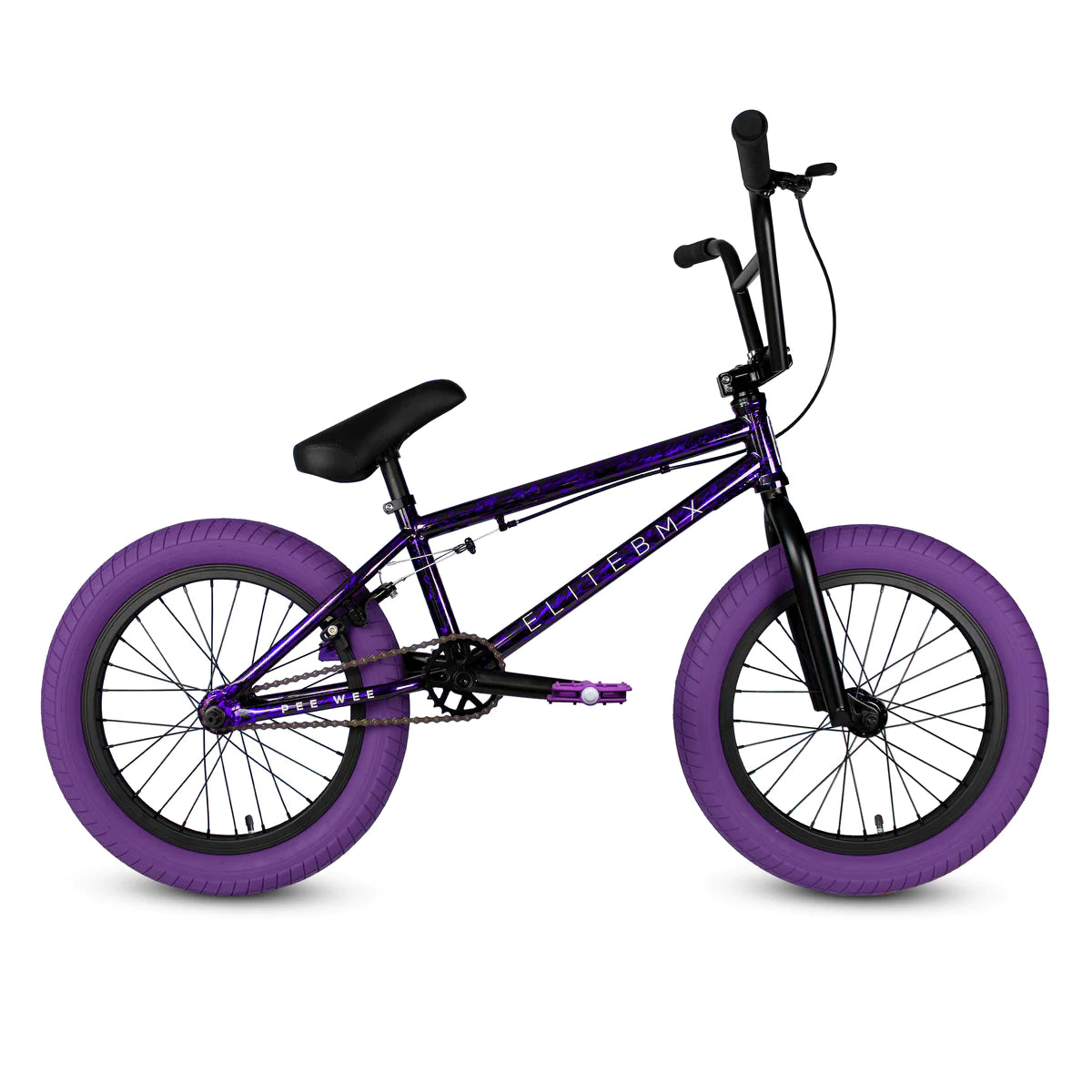Elite BMX Pee Wee 18" - Purple Carnage | Elite BMX Bike | Bike Lovers USA