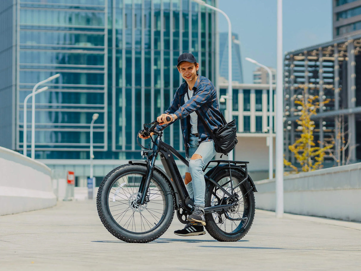 Velowave Ranger 3.0 Up to 28 MPH 750W 48V 15Ah Torque Sensor Fat Tire Electric Bike