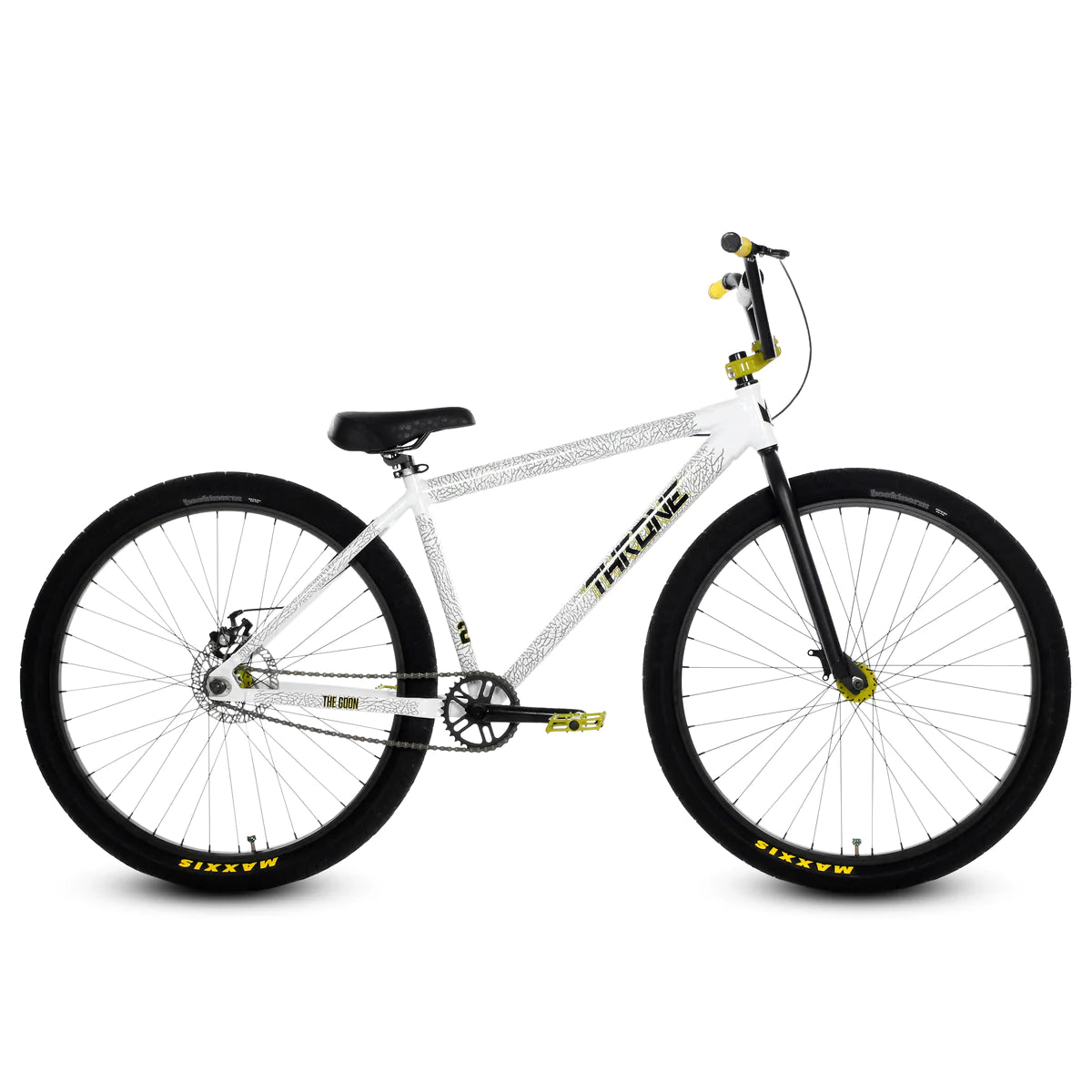 Throne Cycles The Goon - Retro White | Fixed Gear Urban BMX Bike | Urban Bike | The Goon Cycle | Throne Cycle | Street Cycle | Throne BMX | BMX Bike | Bike Lover USA