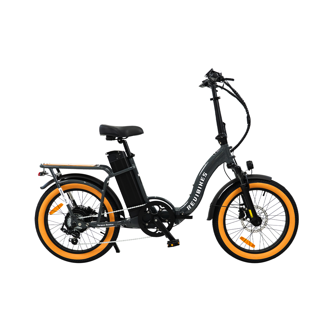 REVIBIKES Rebel.2 Pro Folding Electric Bike – 750W, 30 MPH, 52V 20Ah Battery, 80-Mile Range
