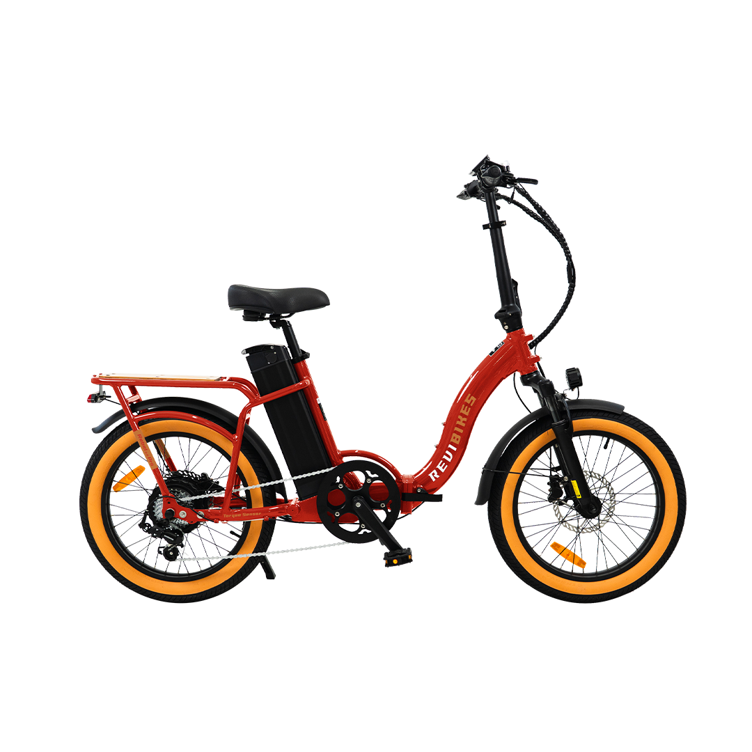 REVIBIKES Rebel.2 Pro Folding Electric Bike – 750W, 30 MPH, 52V 20Ah Battery, 80-Mile Range