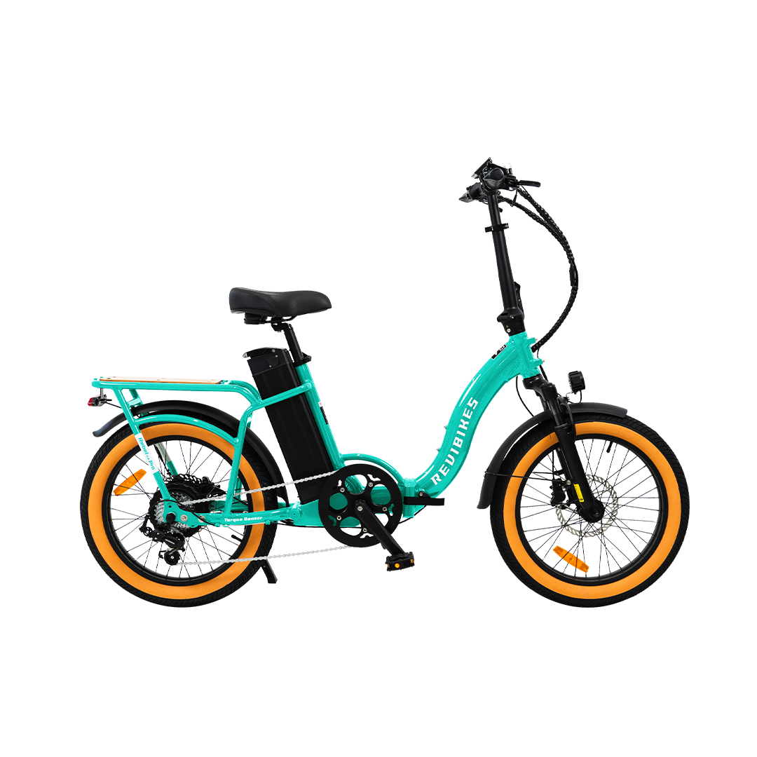REVIBIKES Rebel.2 Pro Folding Electric Bike – 750W, 30 MPH, 52V 20Ah Battery, 80-Mile Range