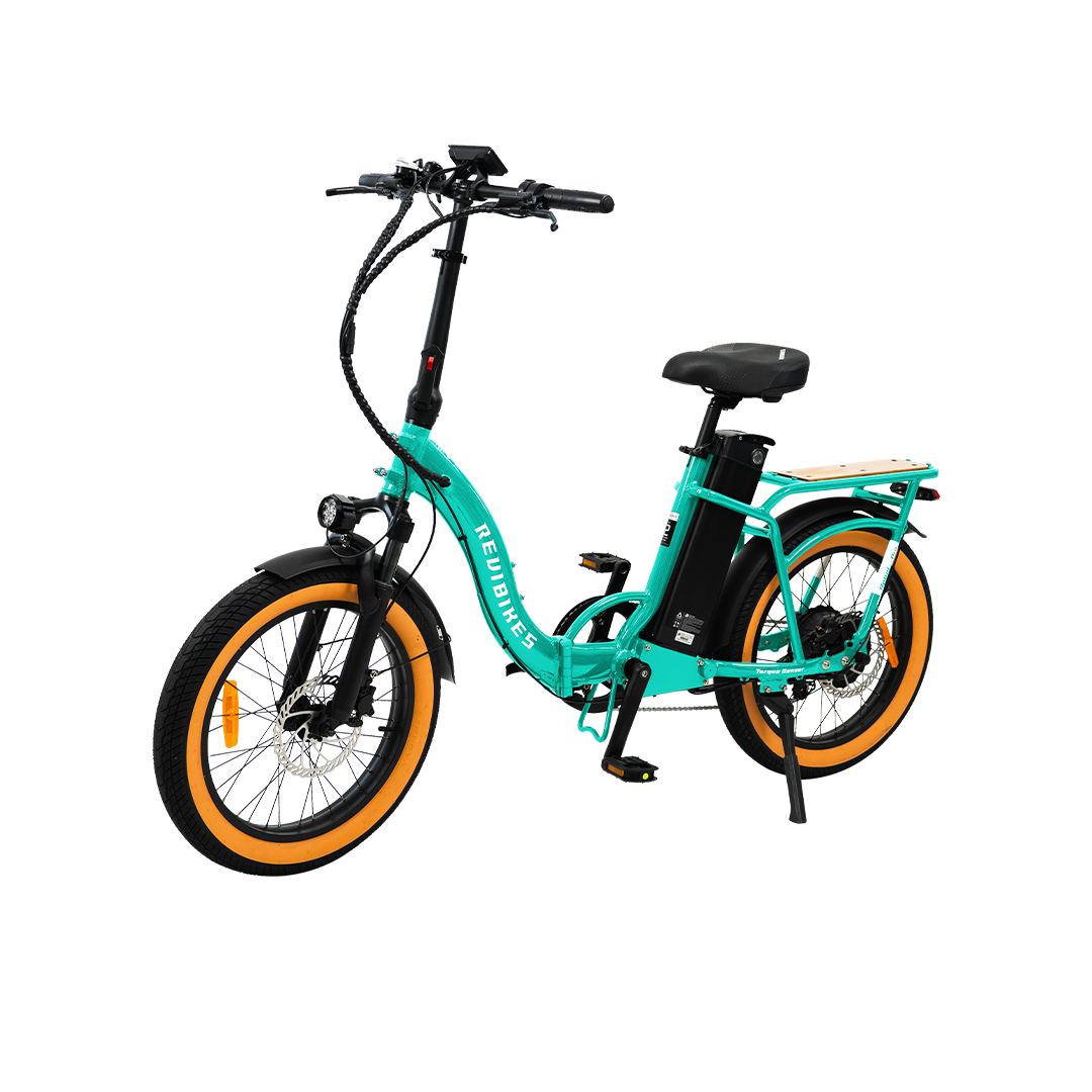 REVIBIKES Rebel.2 Pro Folding Electric Bike – 750W, 30 MPH, 52V 20Ah Battery, 80-Mile Range