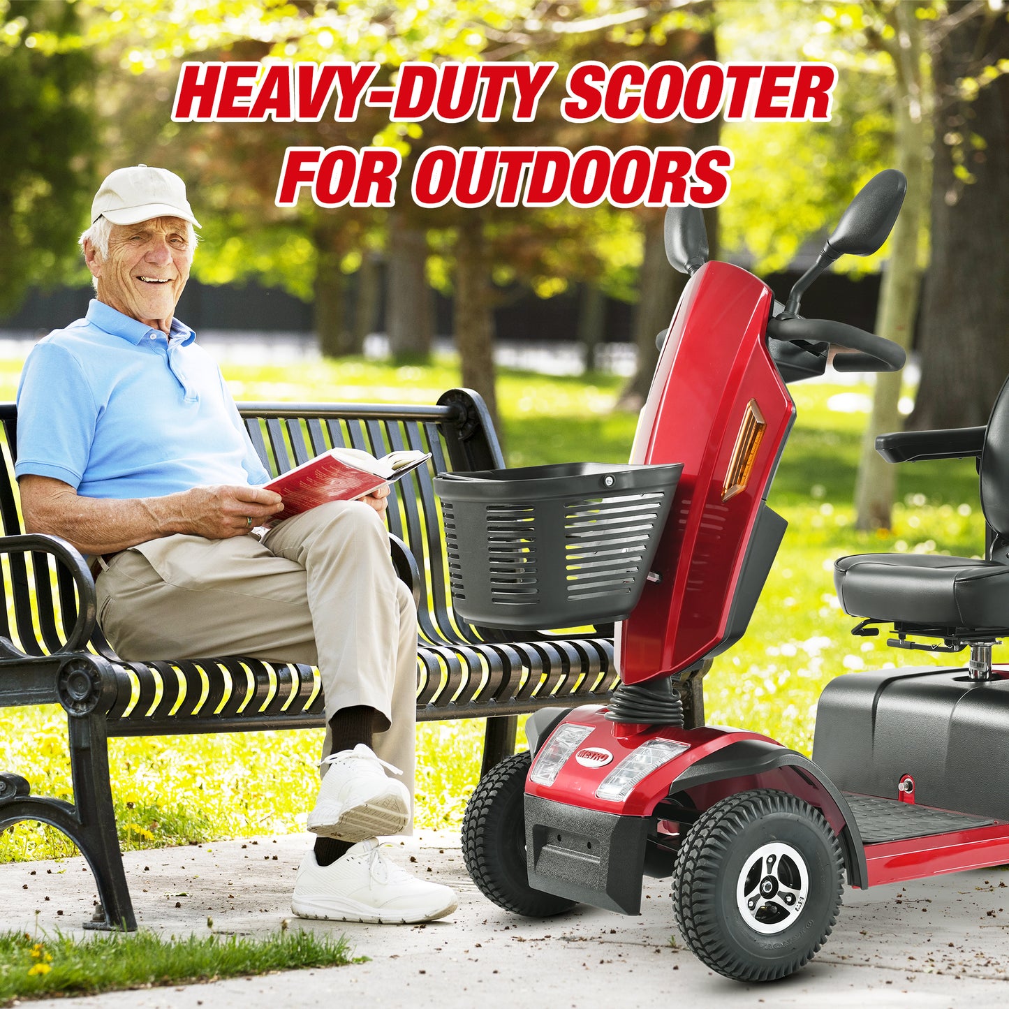 Metro S500 Mobility Scooter - Red | Bike Lover USA | Metro Mobility