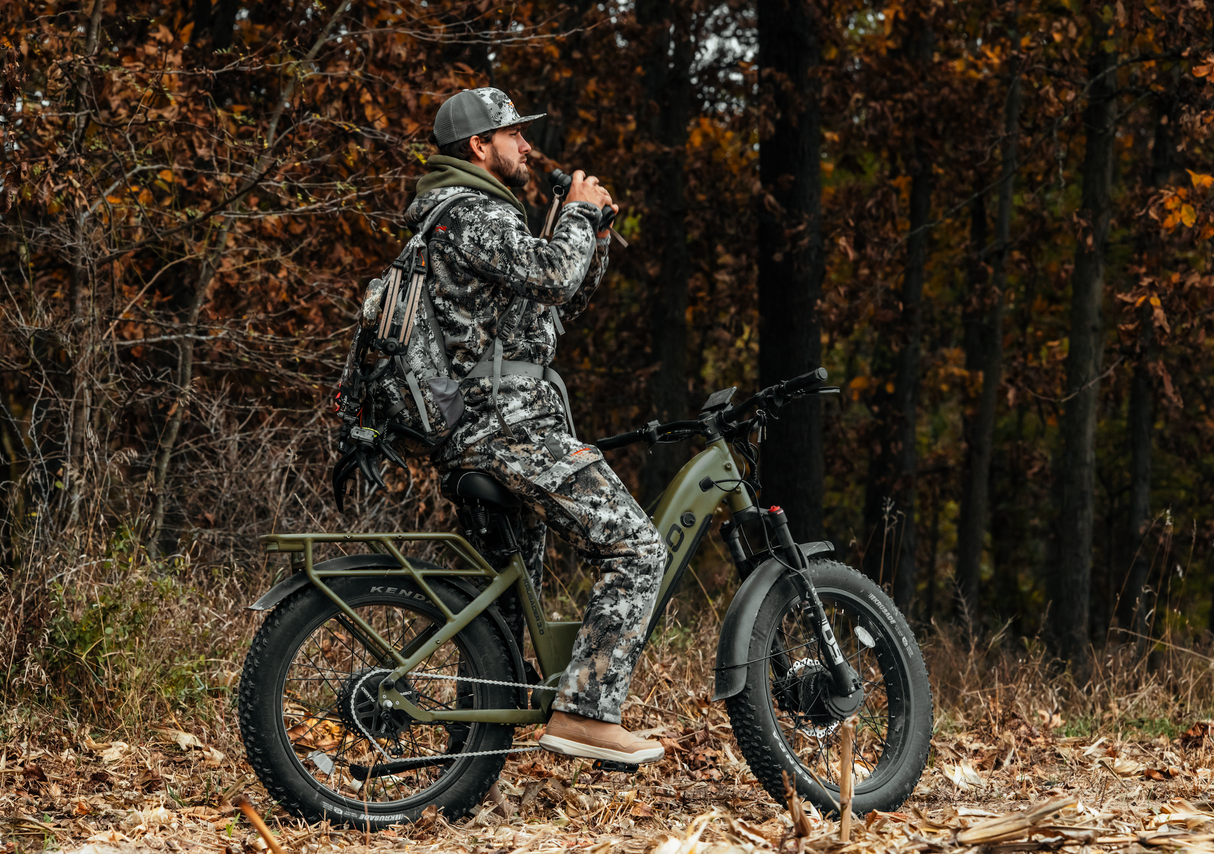 Rambo Krusader 3.0 All-Wheel Drive Up to 28 MPH Dual 500W 48V 15Ah Electric Hunting Bike