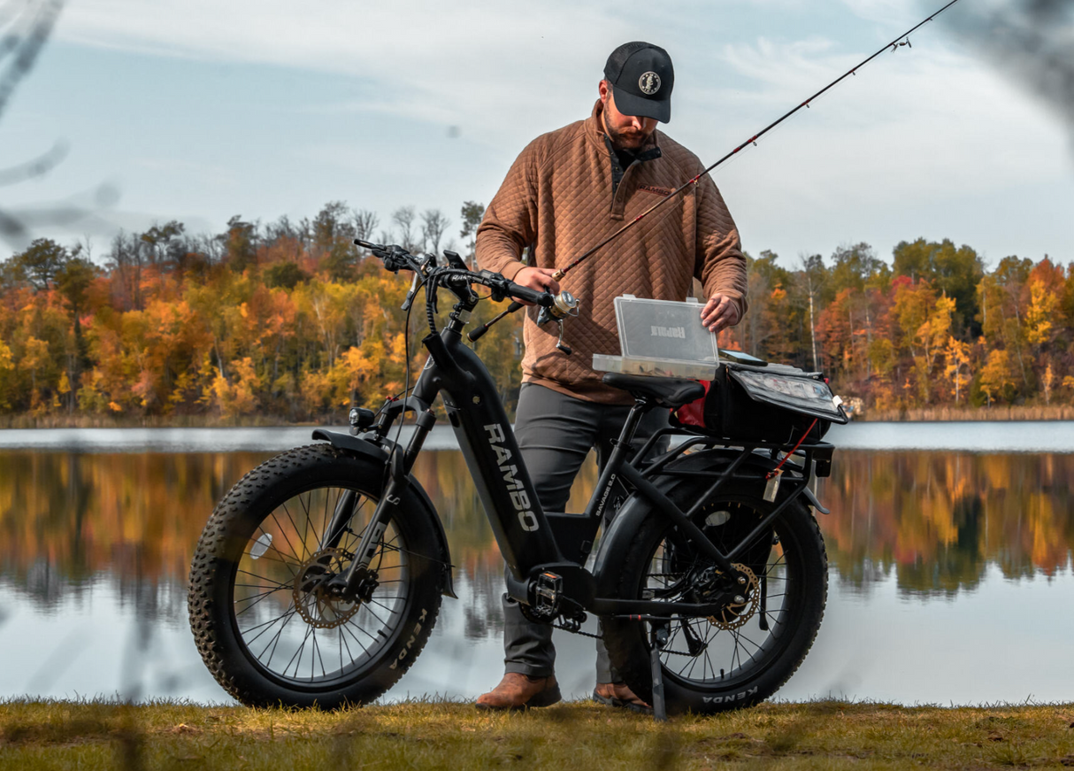 Rambo Savage 2.0 Up to 30 MPH 750W–1000W 48V 15Ah/20Ah Hub Drive Electric Hunting Bike