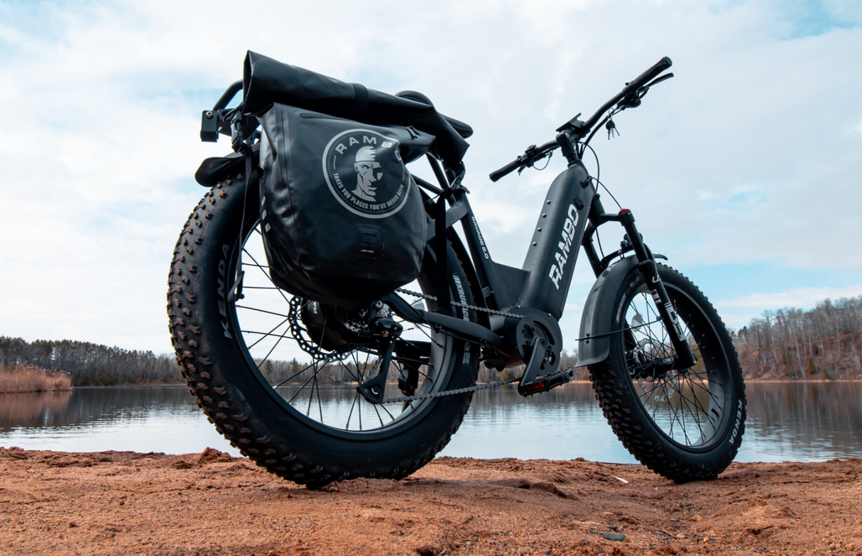 Rambo Savage 2.0 Up to 30 MPH 750W–1000W 48V 15Ah/20Ah Hub Drive Electric Hunting Bike