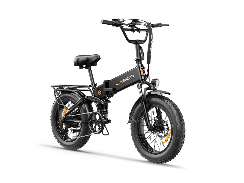Jasion X-Hunter Folding Electric Bike 1400W Peak Motor 28 mph 48V 13Ah Battery
