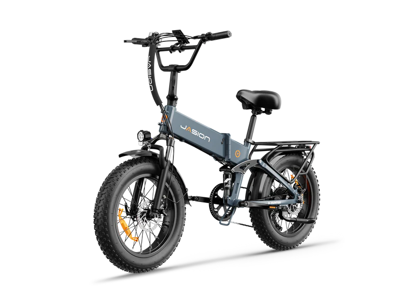 Jasion X-Hunter Folding Electric Bike 1400W Peak Motor 28 mph 48V 13Ah Battery