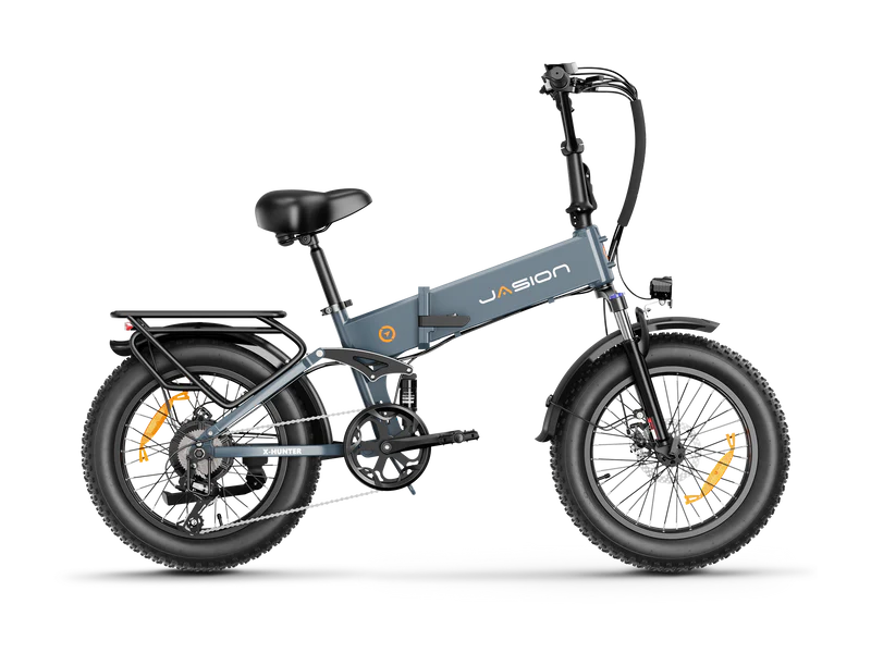 Jasion X-Hunter Folding Electric Bike 1400W Peak Motor 28 mph 48V 13Ah Battery