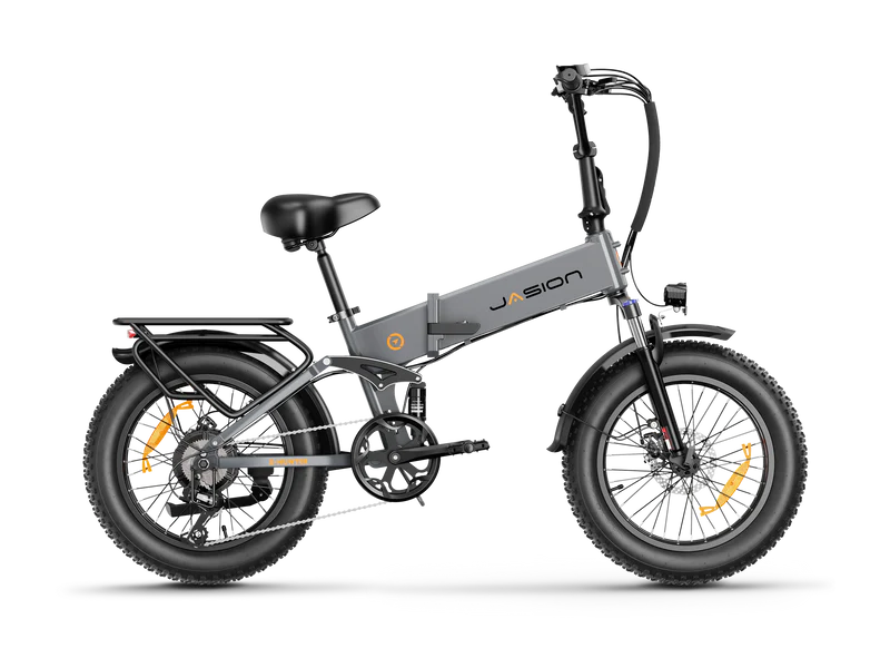 Jasion X-Hunter Folding Electric Bike 1400W Peak Motor 28 mph 48V 13Ah Battery