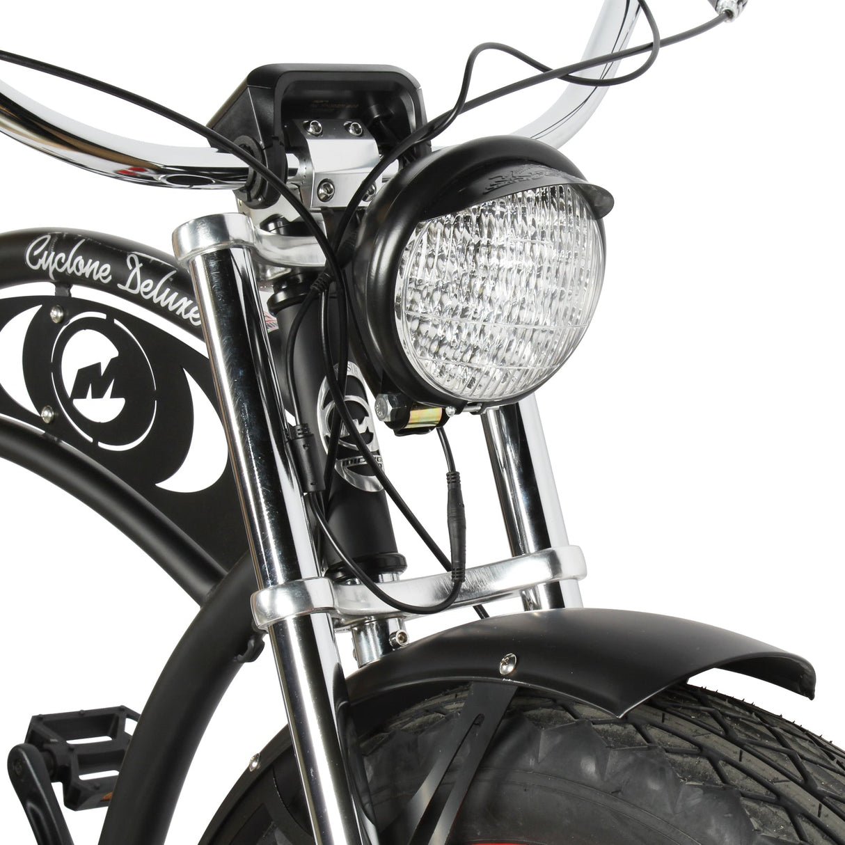 Micargi Cyclone 500W 26" Electric Fat Tire Cruiser 48V 11.6Ah Top Speed 20MPH