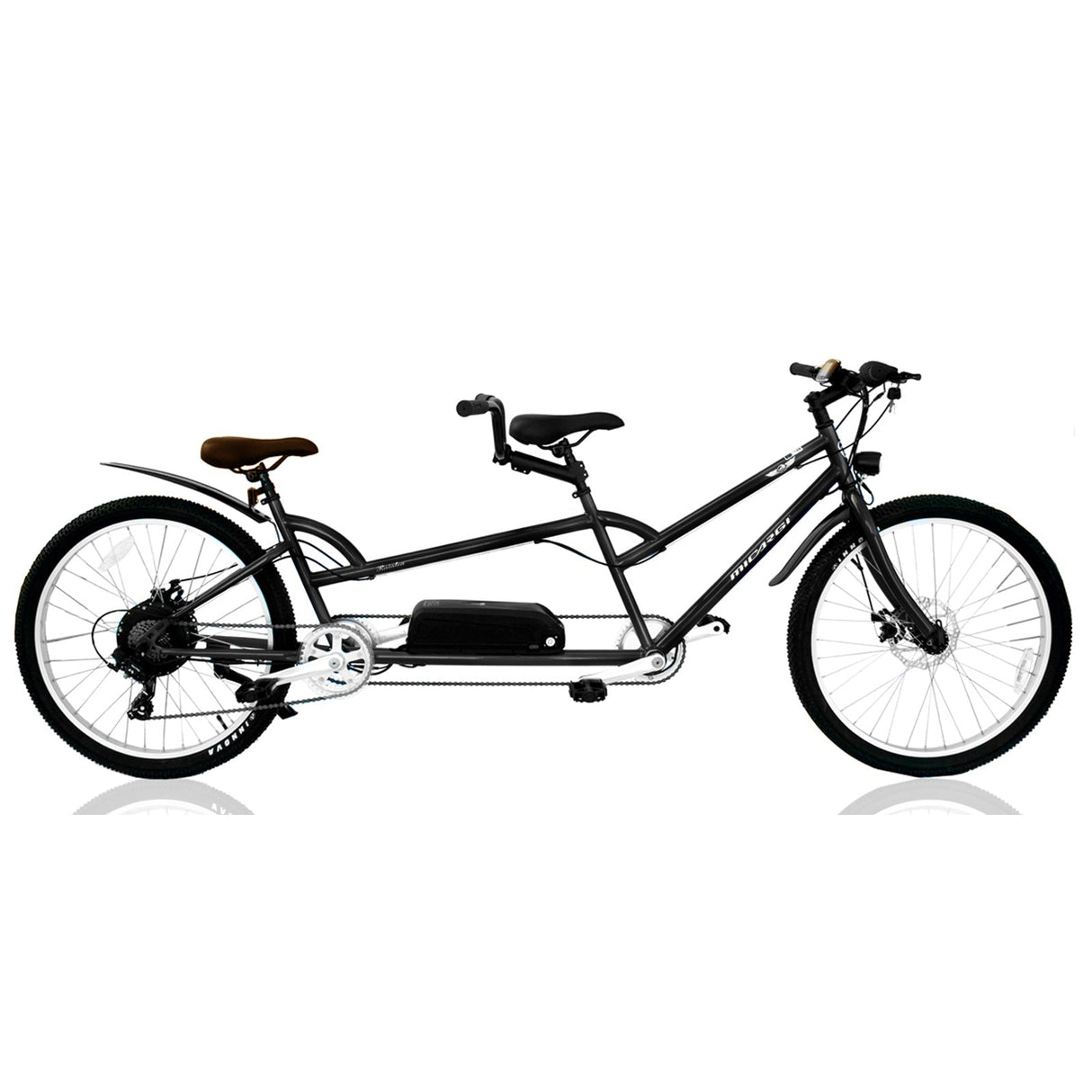 Micargi Raiatea 500W Tandem Electric Bike 26" 20MPH Top Speed 48V 10.4Ah Shimano 7-Speed