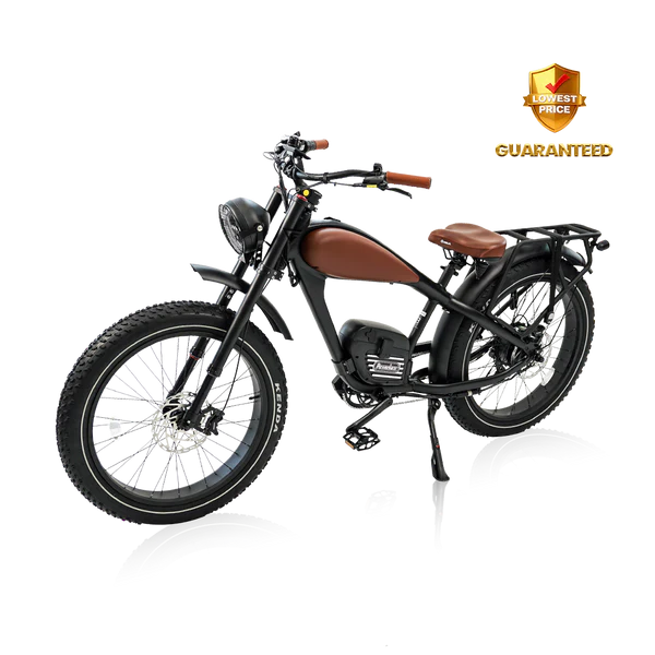 Revi Bikes Cheetah Pro Electric Bicycle 1000W Motor 28 mph Dual 48V 30Ah Battery