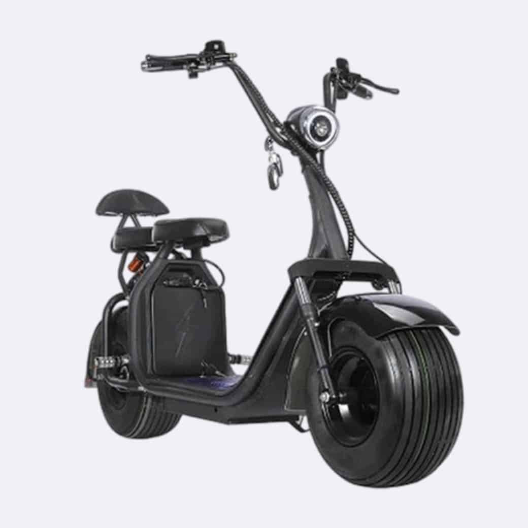 LinksEride X7 2 Wheel - Classic Citycoco Electric Scooter – 2000W, 28 MPH, 60V 20Ah Battery, 37-Mile Range