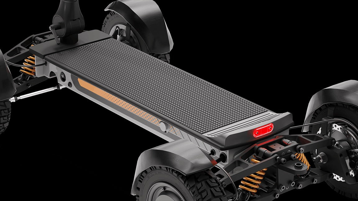 CycleBoard X-QUAD 4-Wheel Electric Scooter, Dual 1500W Motors (3000W Peak), 27 mph Top Speed, 60V 30Ah Battery, Up to 50-Mile Range