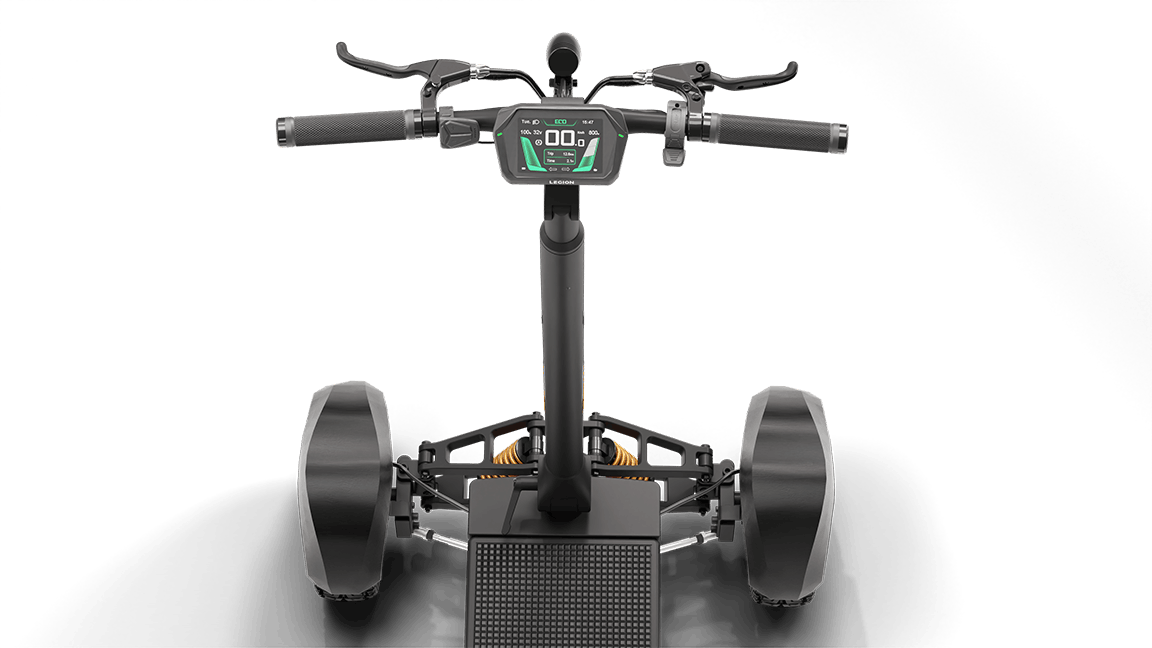 CycleBoard X-QUAD 4-Wheel Electric Scooter, Dual 1500W Motors (3000W Peak), 27 mph Top Speed, 60V 30Ah Battery, Up to 50-Mile Range