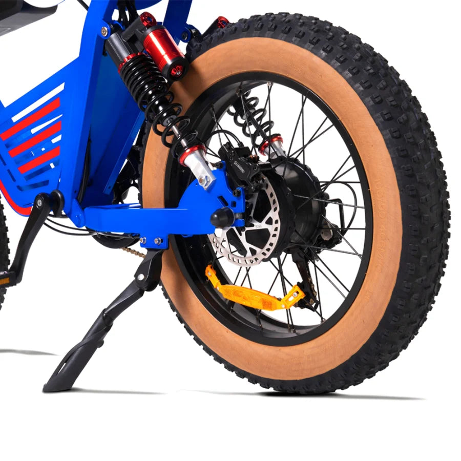 HappyRun G100 Dual-Battery Electric Bike 1000W Motor 28 mph 48V 30Ah Battery
