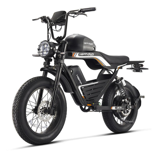 HappyRun G100 Pro – 6000W Dual Battery Electric Bike | 72V High-Performance Off-Road E-Moto