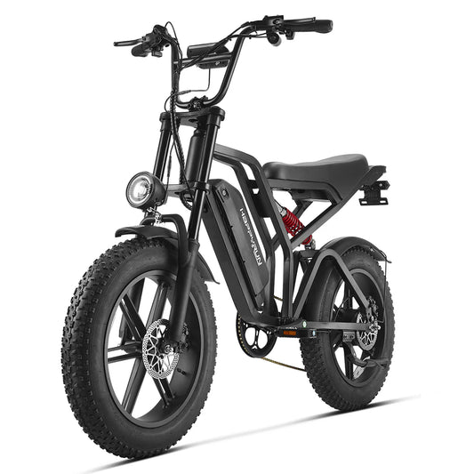 HappyRun Tank G60 – 1500W Fat Tire All-Terrain Electric Dirt Bike | Full Suspension, Hydraulic Brakes, Long-Range Battery