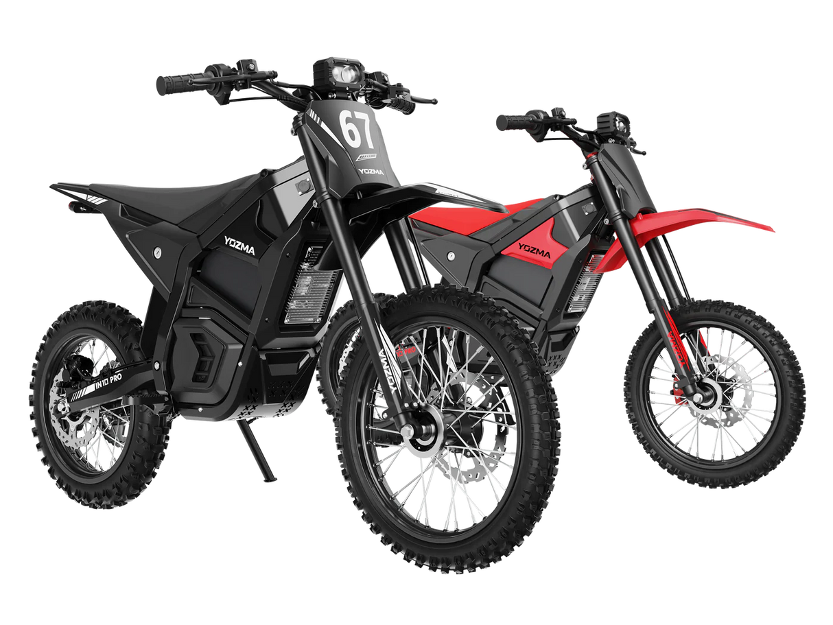 Yozma IN 10 Pro Electric Dirt Bike 5500W Peak 60V 27A, Max Speed - 50 MPH