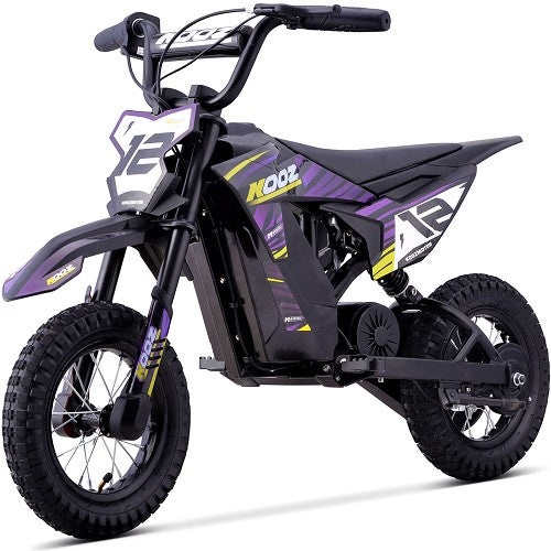 MotoTec 36V 300W (HP122E) Electric Dirt Bike 300W Motor 15.5 mph 36V 4Ah Battery