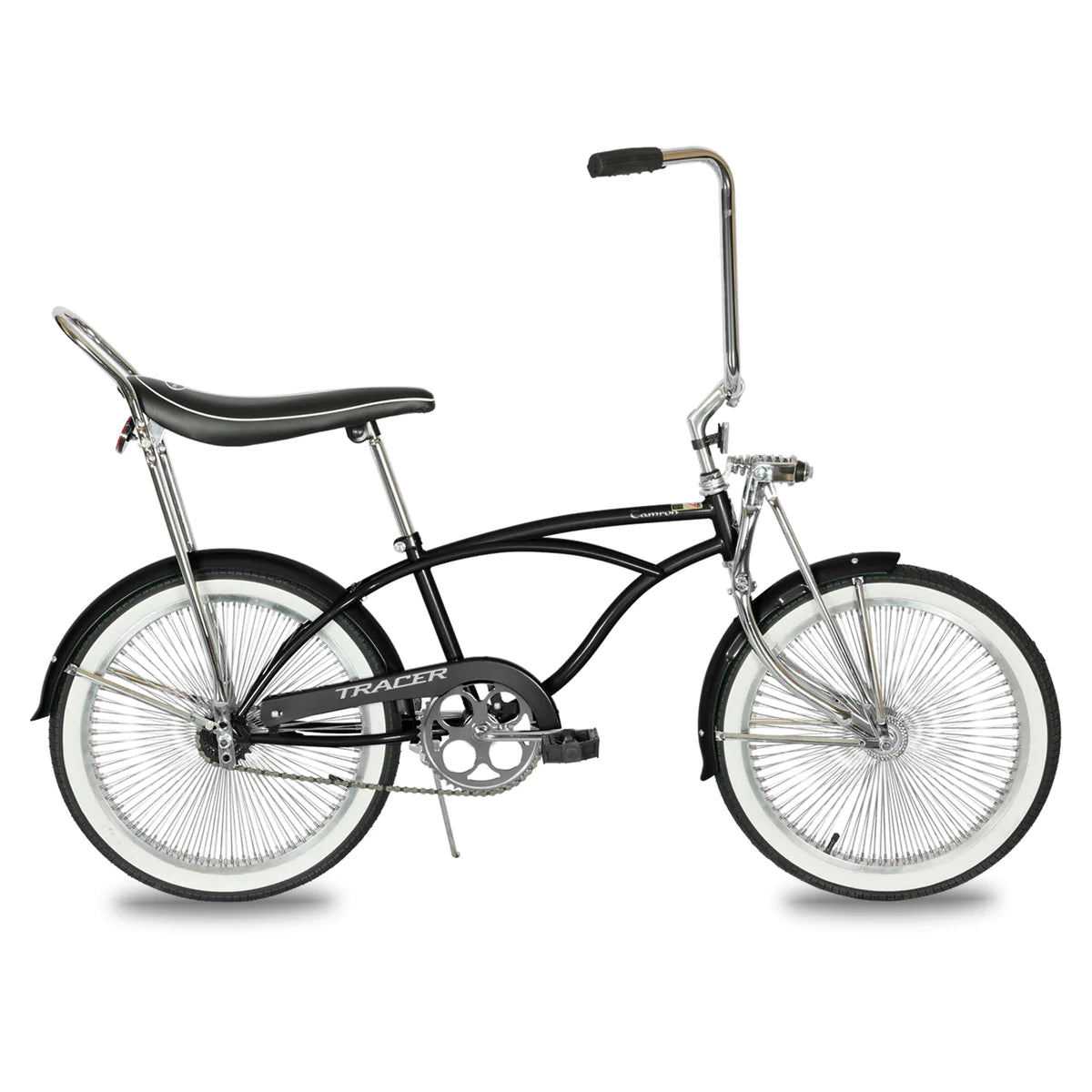 Tracer Tamron Classic Beach Cruiser Bike - Matte Black | Single Speed | Fat Tire Bike | Cruiser Fat Tire Bike | Stretch Bike | Fat Tire | Bike Lover USA