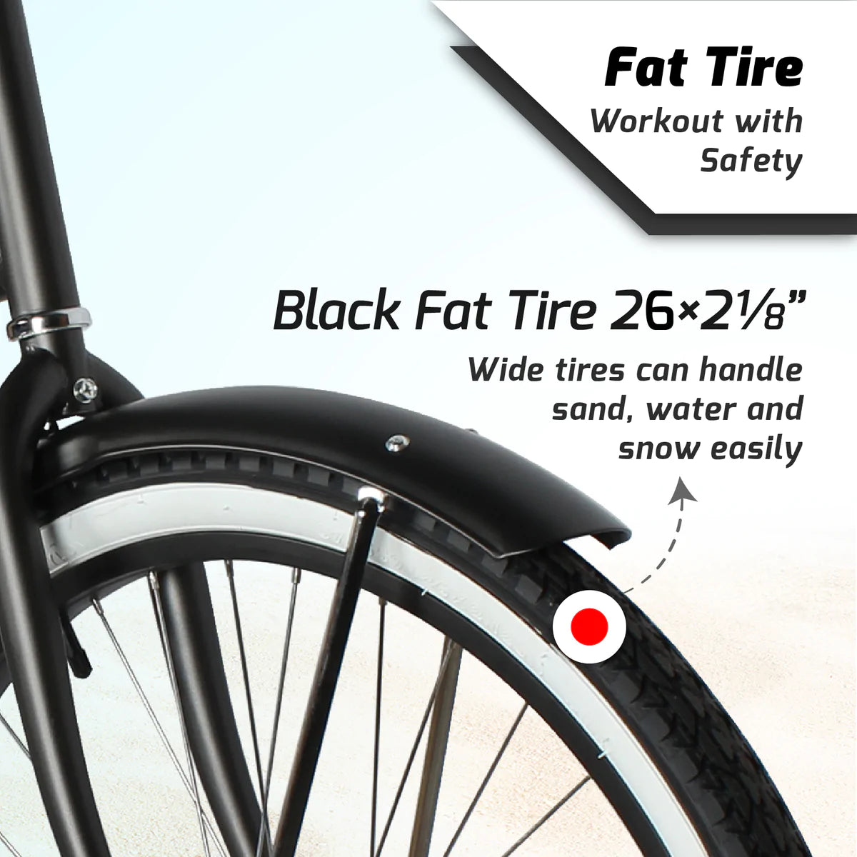 Tracer TAHA 26" Beach Cruiser Bikes 1 & 7 Speed for Men