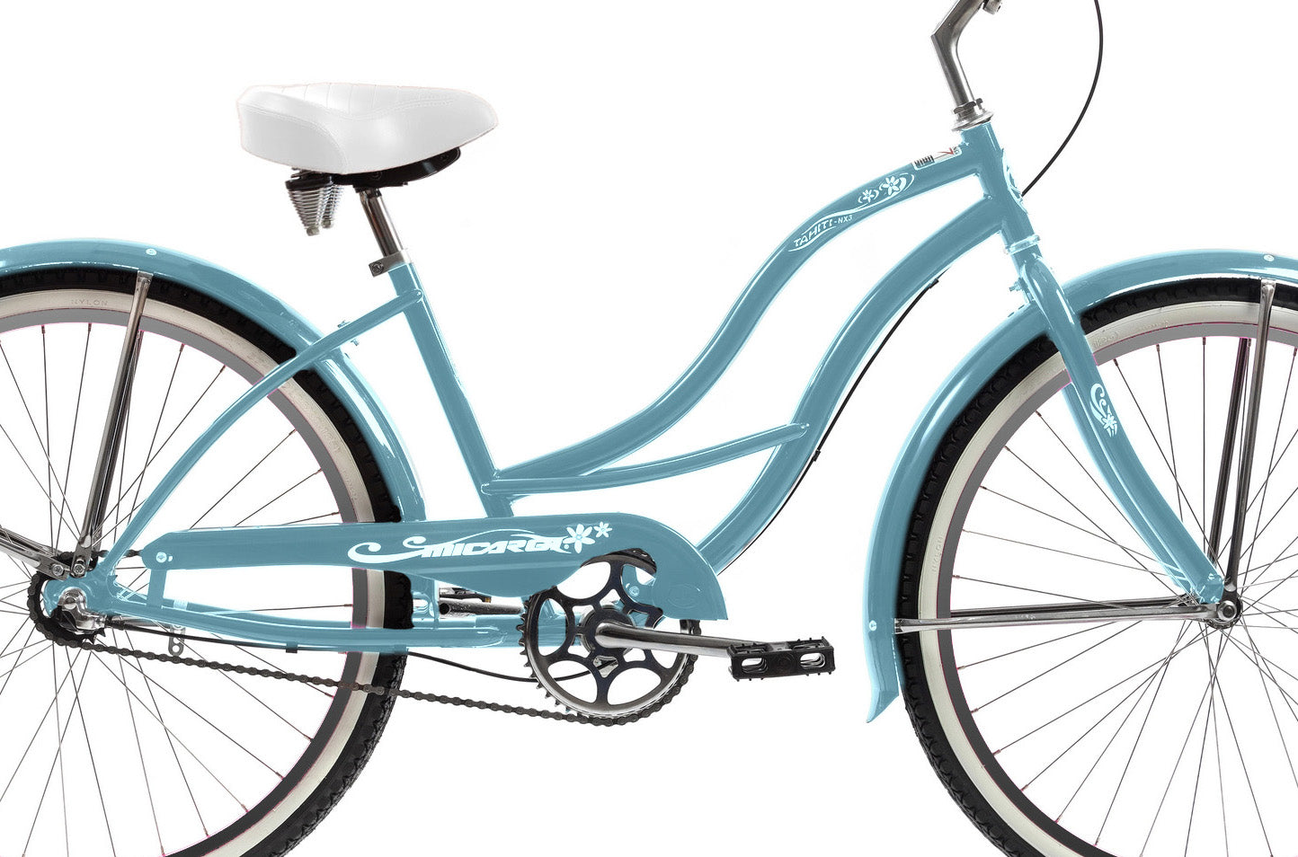 Micargi 24" TAHITI NX3 bike - Baby Blue | Cruiser Bike | Bike Lover USA