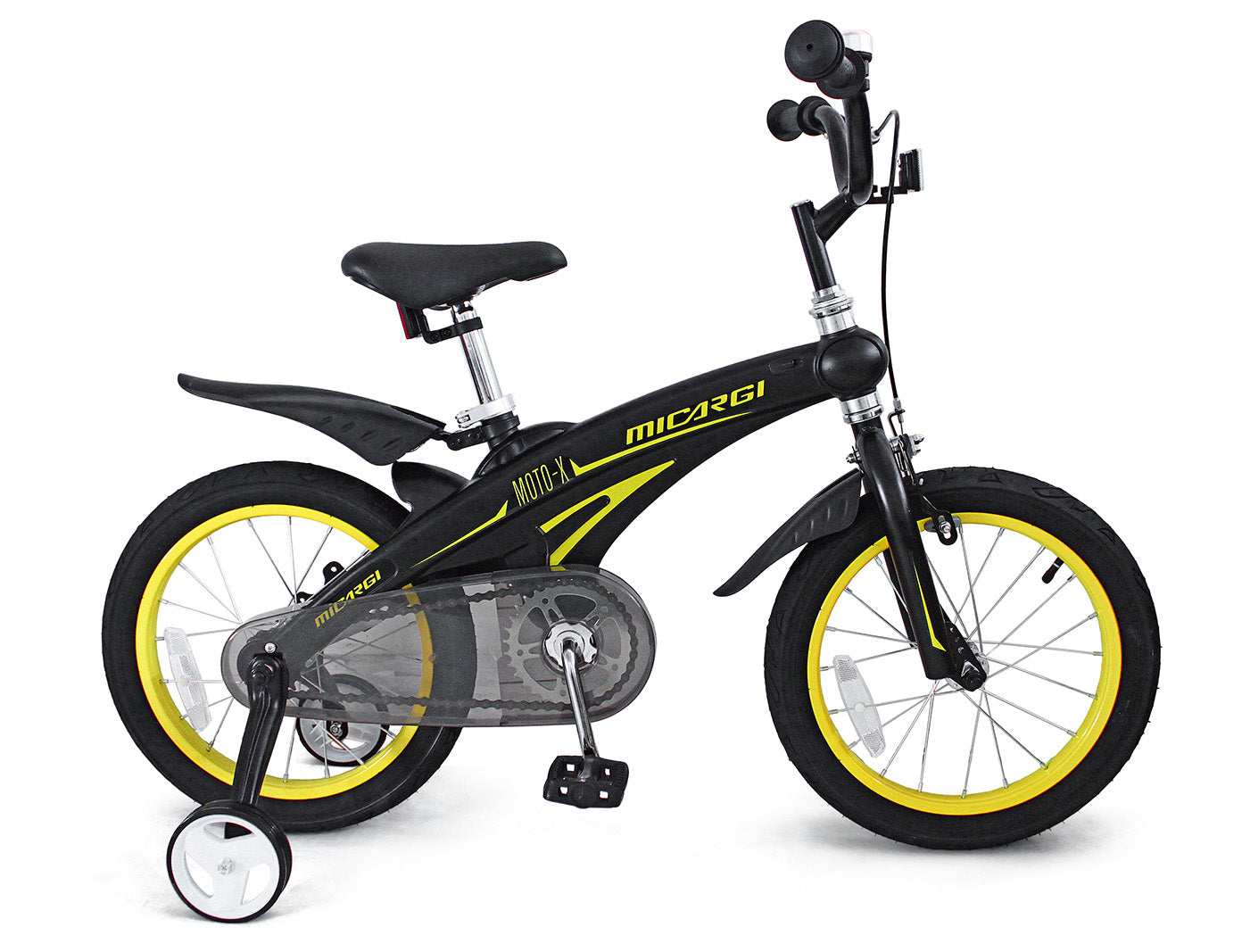 Micargi Moto-X 16" Magnesium Alloy Frame Front Brake, Coaster Brake - Matte Black